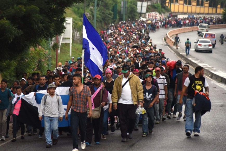 Éxodo centroamericano: ¡Ningún ser humano es ilegal¡¡Todos somos migrantes! ¡Apertura de las fronteras!