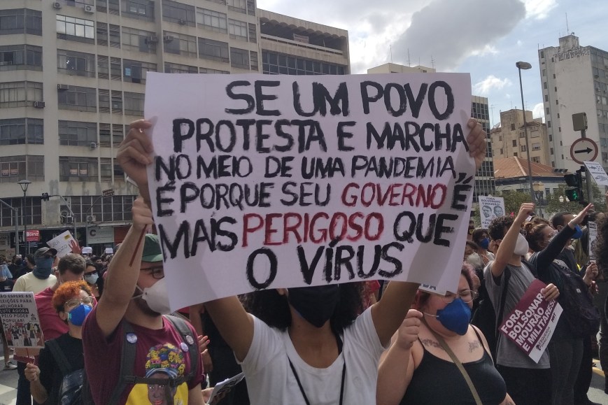 Brasil: “¡Fuera Bolsonaro, por una vacuna en el brazo y alimentos sobre la mesa!”