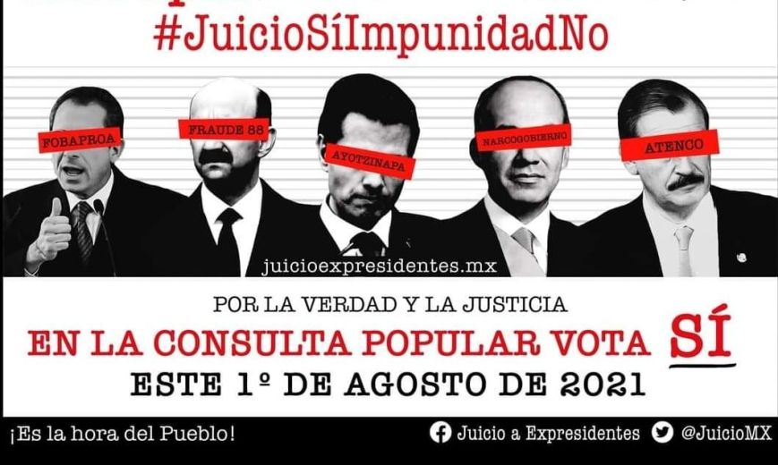 ¡6.6 millones votan si al juicio a los expresidentes!