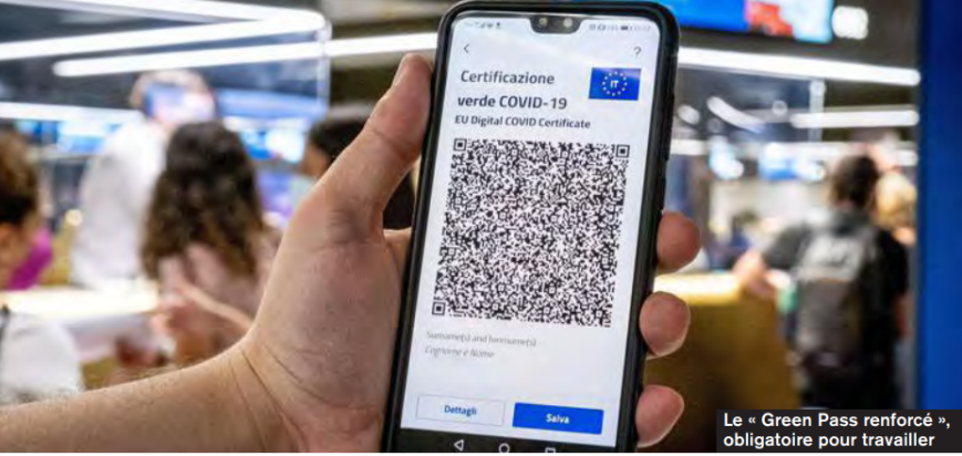 Italia Pase sanitario «reforzado»… contra los trabajadores