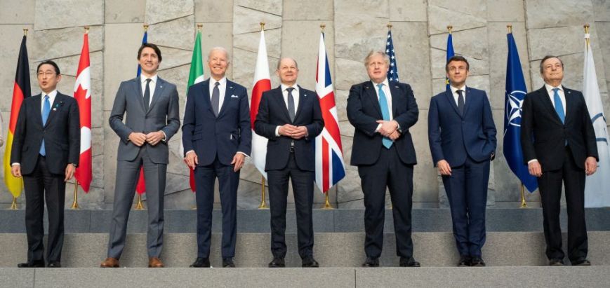 En el menú del G7 como en el de la OTAN: la guerra.