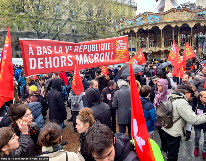 FRANCIA: ¡Fuera Macron, su reforma de las jubilaciones y su ley de programación militar!