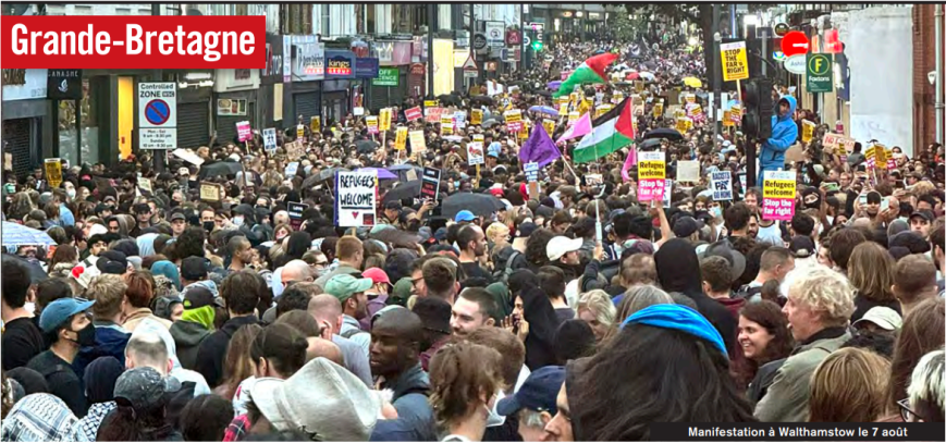 Gran Bretaña: Trabajadores y jóvenes se movilizan contra pogromos antiinmigrantes