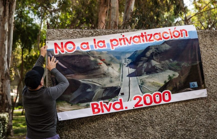 No a la privatización del Bulevard 2000 en Tijuana