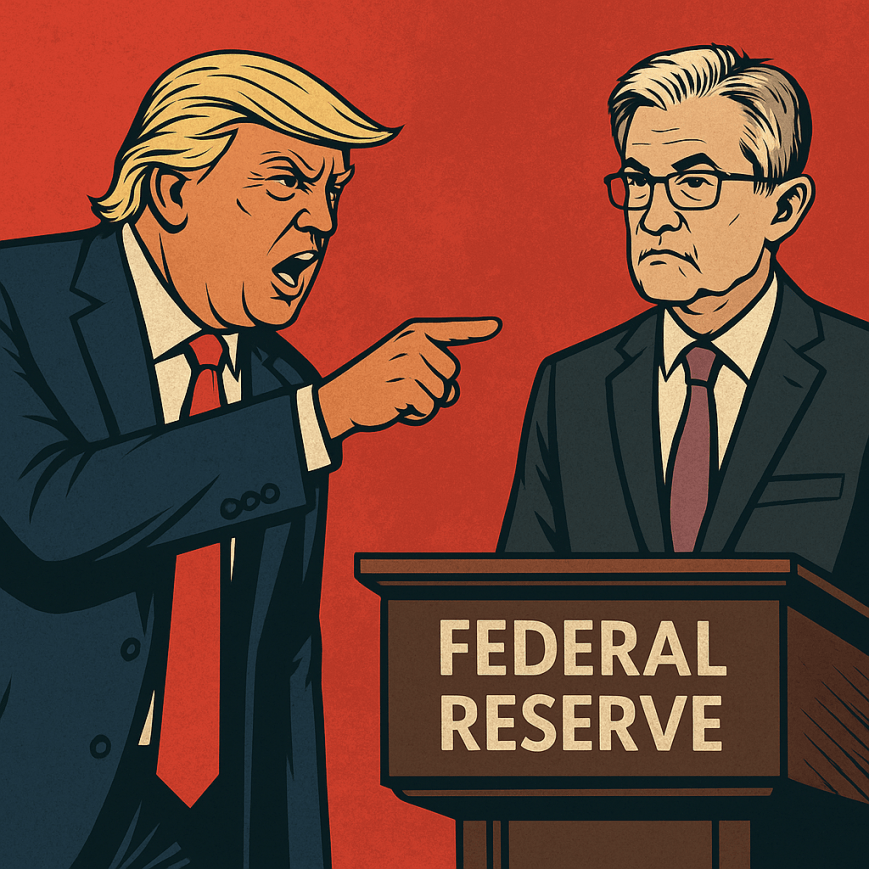 Golpe de fuerza de Trump contra el banco central.