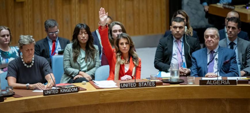 Estados Unidos y el veto en la ONU: complicidad abierta con el genocidio en Gaza