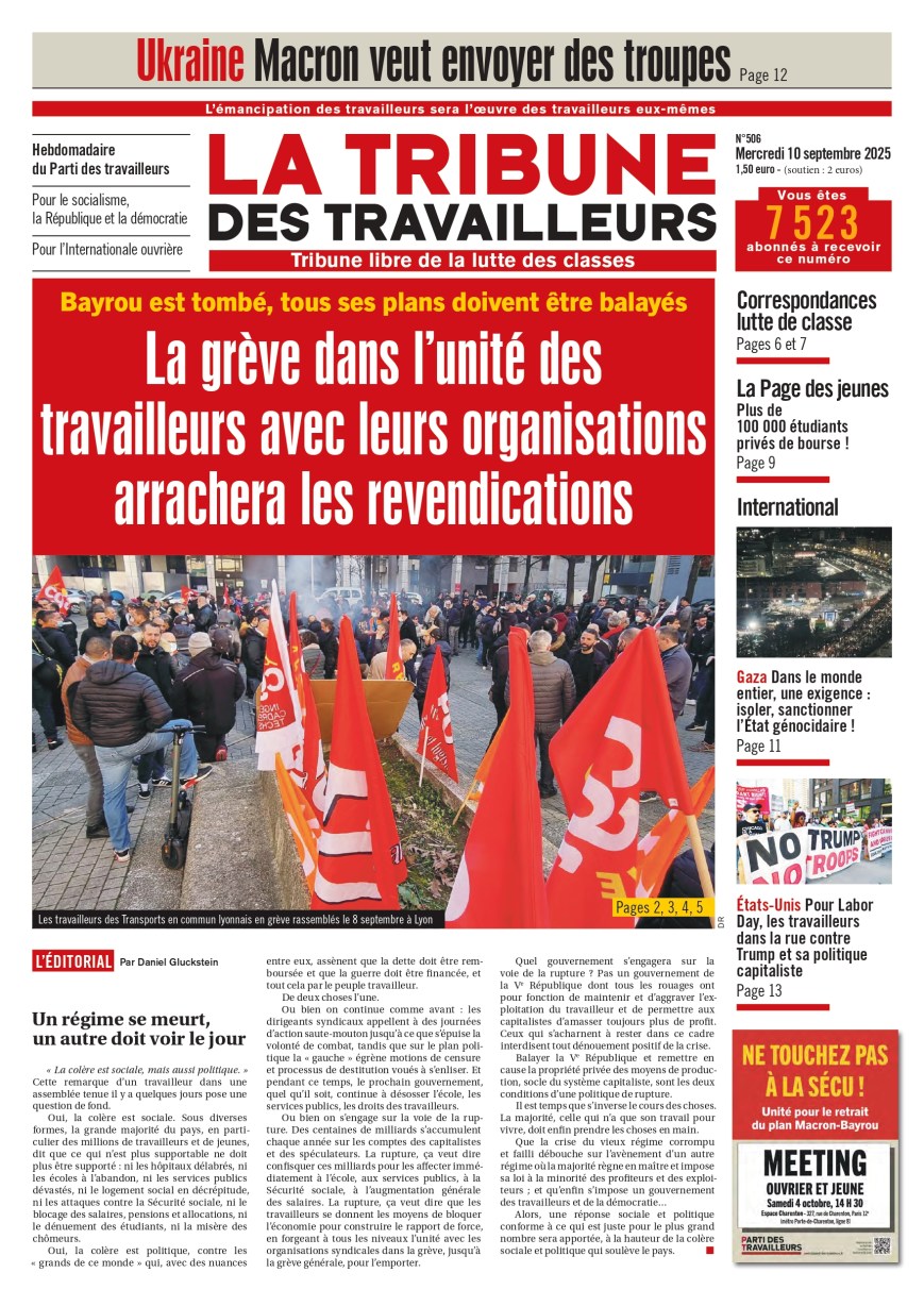 Revuelta en Francia: Un régimen muere, otro debe nacer.