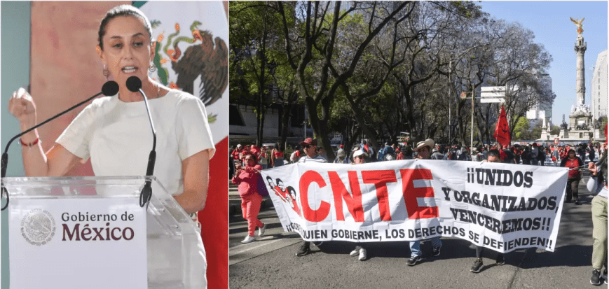 CNTE: Gobierno de Claudia Sheinbaum continuidad neoliberal y resistencia magisterial