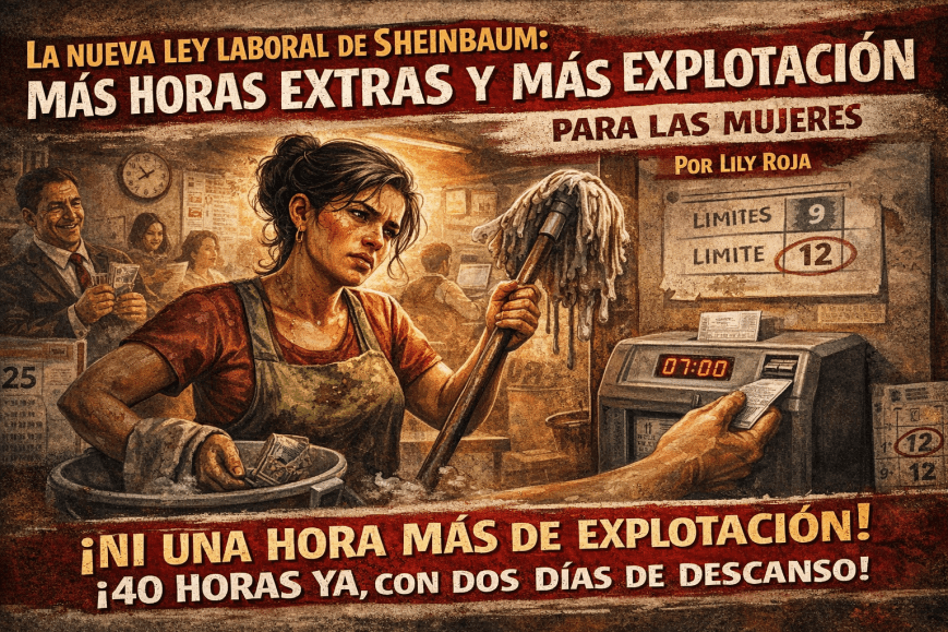 ¿Reforma o deforma? La nueva ley laboral de Sheinbaum: más horas extras y más explotación para las mujeres