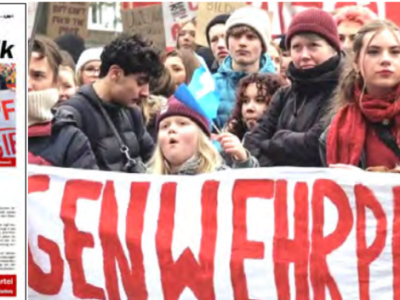 Alemania: “¿Vuestras guerras? ¡Nosotros no iremos!” exclaman los jóvenes.