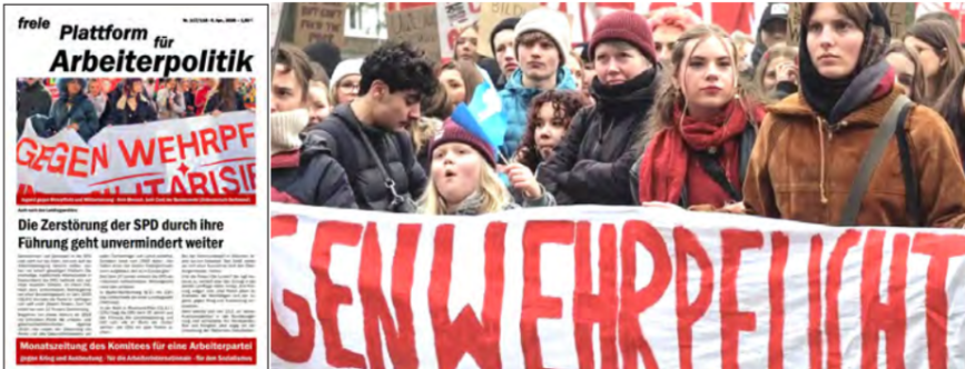 Alemania: “¿Vuestras guerras? ¡Nosotros no iremos!” exclaman los jóvenes.