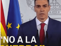 España. En relación con el “No a la guerra” de Pedro Sánchez.