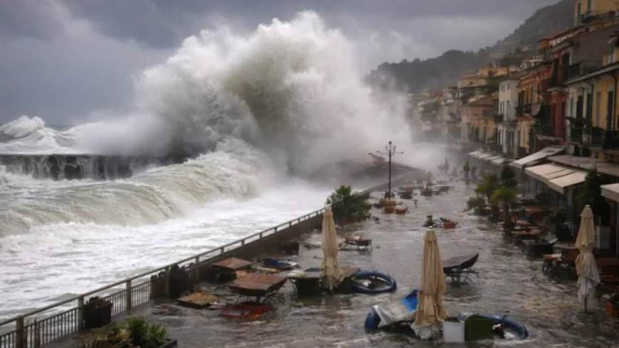 Italia: La catástrofe provocada por el ciclón Harry en el Mediterráneo no tiene nada de natural