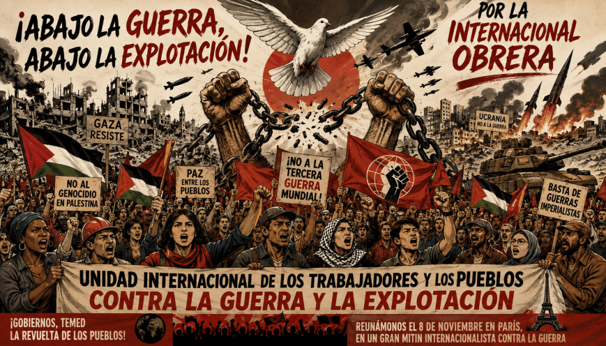 8N Mitin internacionalista contra la guerra