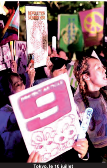Japón: el movimiento contra la guerra echa raíces