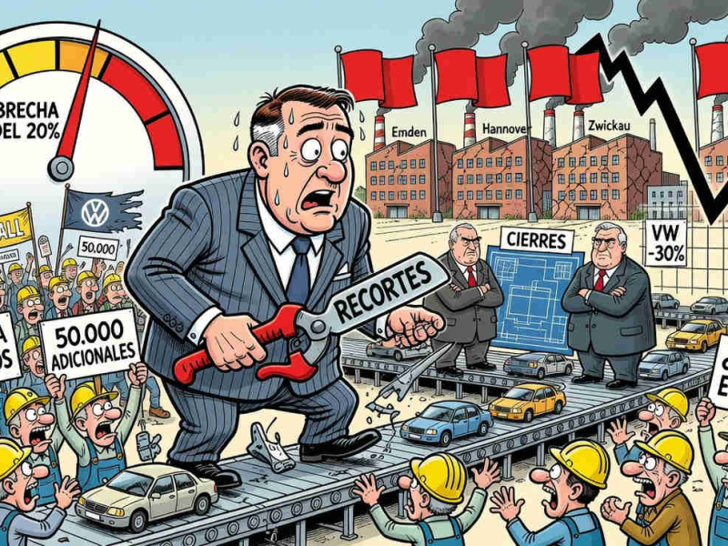 Volkswagen quiere suprimir 100 000 empleos:¿cómo es posible?